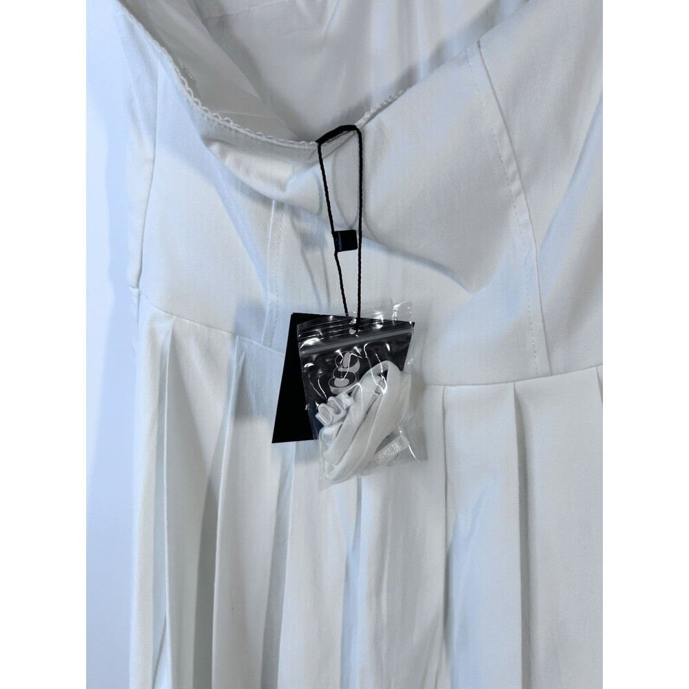 garage Bow Sweetheart Mini Dress White Size XS NWT - Picture 10 of 13